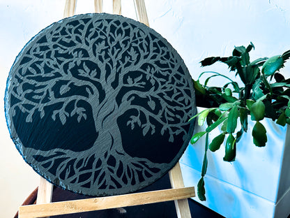 ✨🌳 L’Arbre de Vie gravé dans l’ardoise 🌳✨